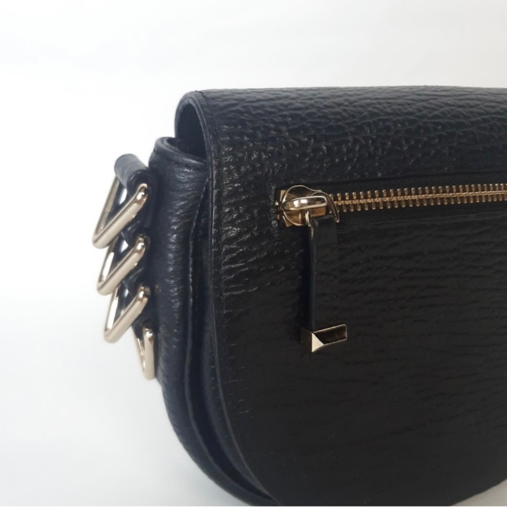 Rebecca Minkoff Black Leather Crossbody Bag in great Preloved condition - Picture 2 of 10